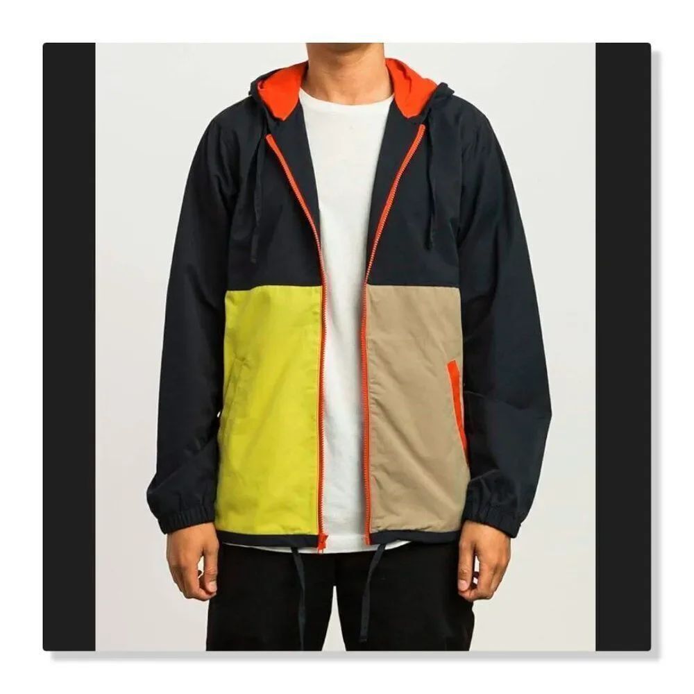 💥RVCA💥 Men's Andrew Reynolds Bloc Coaches Jacket - [XL]